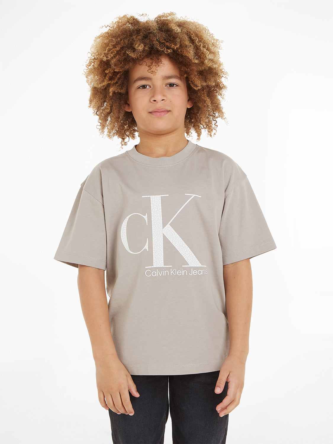 Calvin Klein Kids t-shirt Marble Grey in Grey 6801550666-2.jpg | NICKIS.com