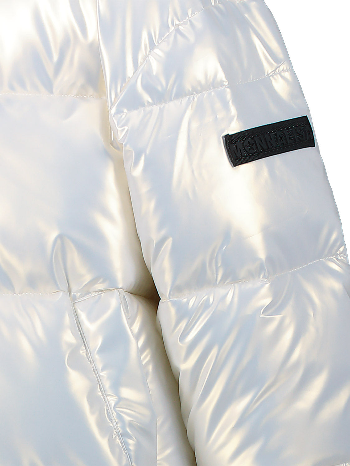 Monnalisa Kids Winter coat White in White 6801647962-7.jpg | NICKIS.com