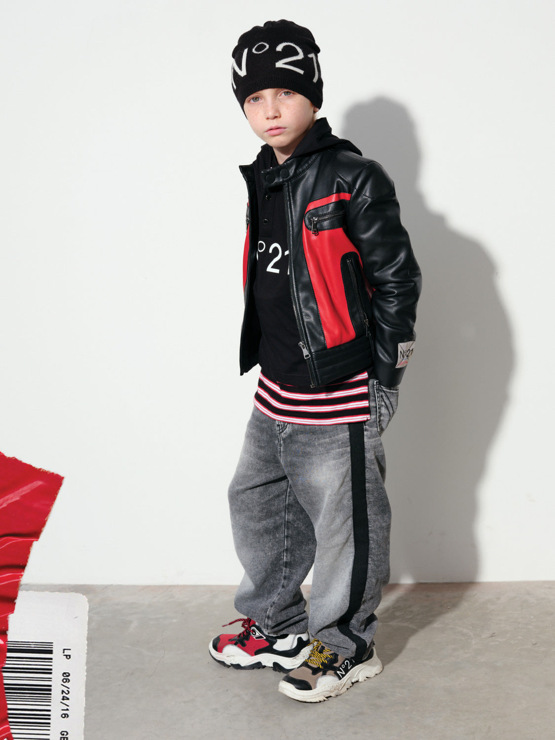 N°21 Kids jeans Grey in Grey 6801692626-2.jpg | NICKIS.com