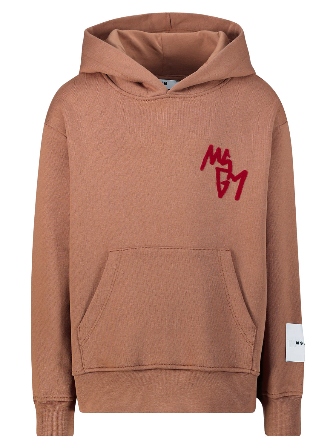 MSGM Kids hoodie Brown in Brown 6801742148-1.jpg | NICKIS.com