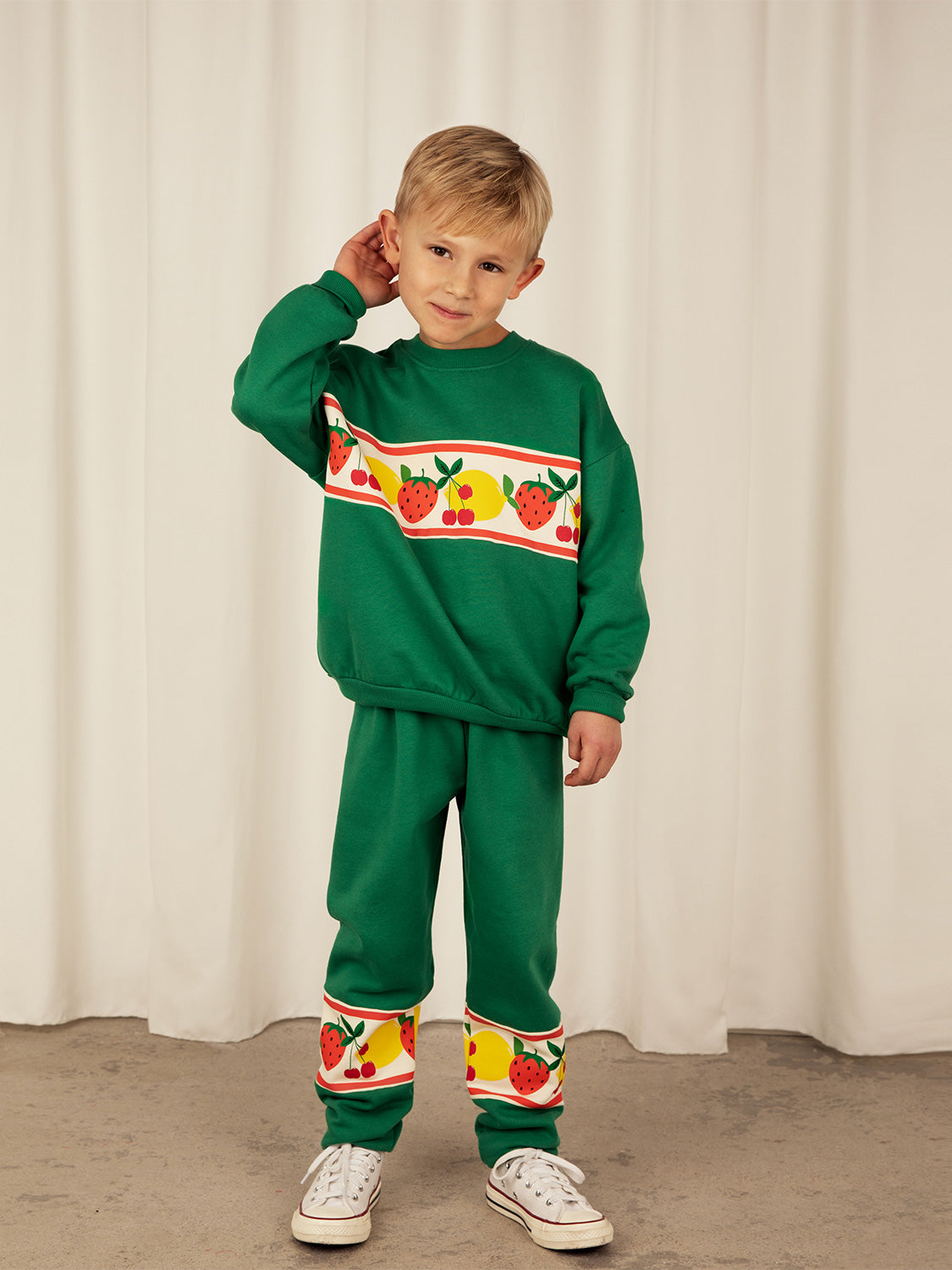 Mini Rodini Kids sweatpants Fruits  in  6801756953-2.jpg | NICKIS.com