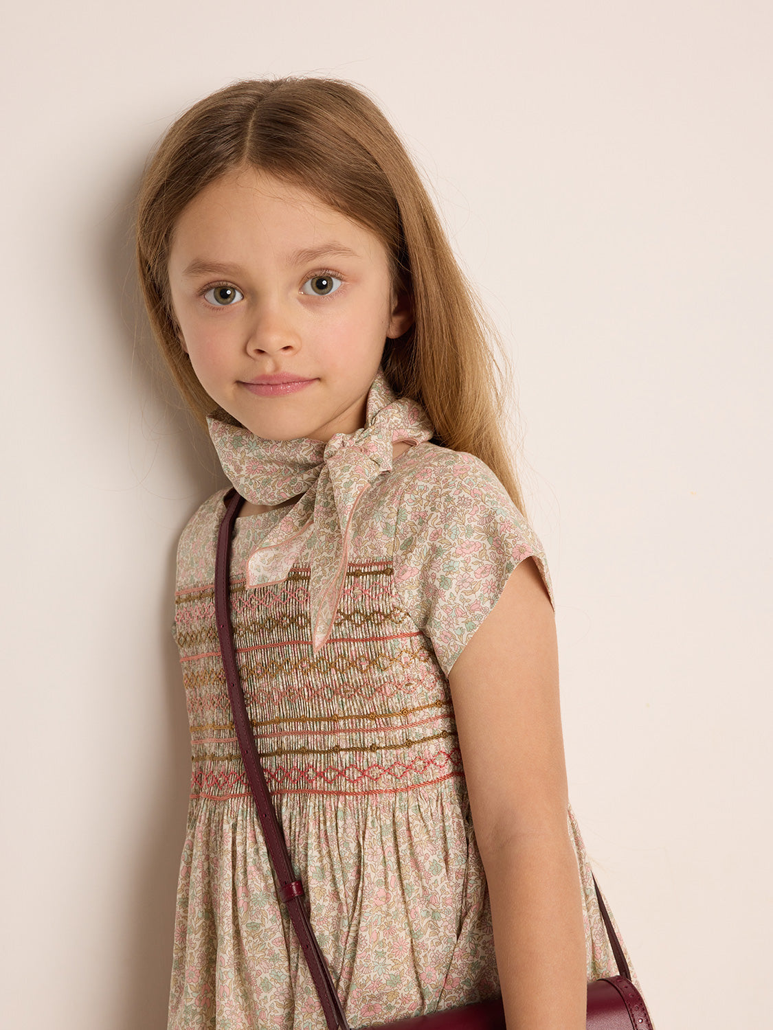 Bonpoint Kids dress Duchesse Multicoloured in Multicoloured 6801804433-8.jpg | NICKIS.com