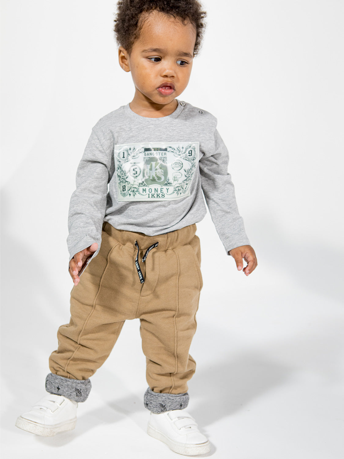 IKKS Kids sweatpants Grey in Grey 6801875400-2.jpg | NICKIS.com