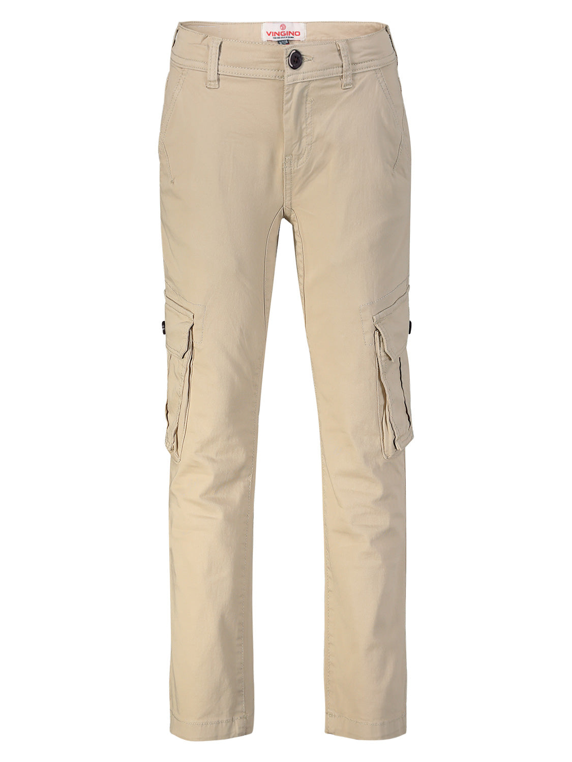 Vingino Kids Cargo Trousers Suon Beige in Beige 6801974043-1.jpg | NICKIS.com