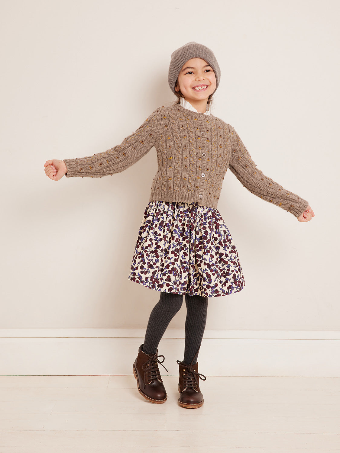 Bonpoint Kids cardigan Dallulah Grey in Grey 6802137868-2.jpg | NICKIS.com