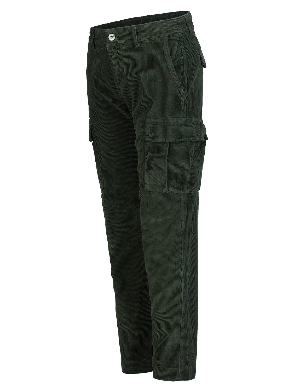 PLEASE - THE TROUSERS Kids Cargo Trousers Olive Green in Olive Green 6802155884-4.jpg | NICKIS.com