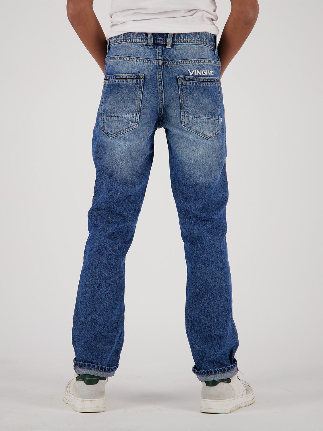 Vingino Kids jeans Baggio Vintage Blue in Blue 6802205084-3.jpg | NICKIS.com