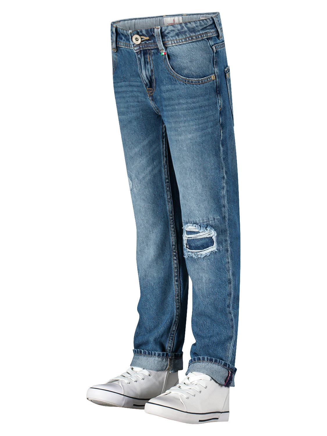 Vingino Kids jeans Baggio Vintage Blue in Blue 6802205084-6.jpg | NICKIS.com