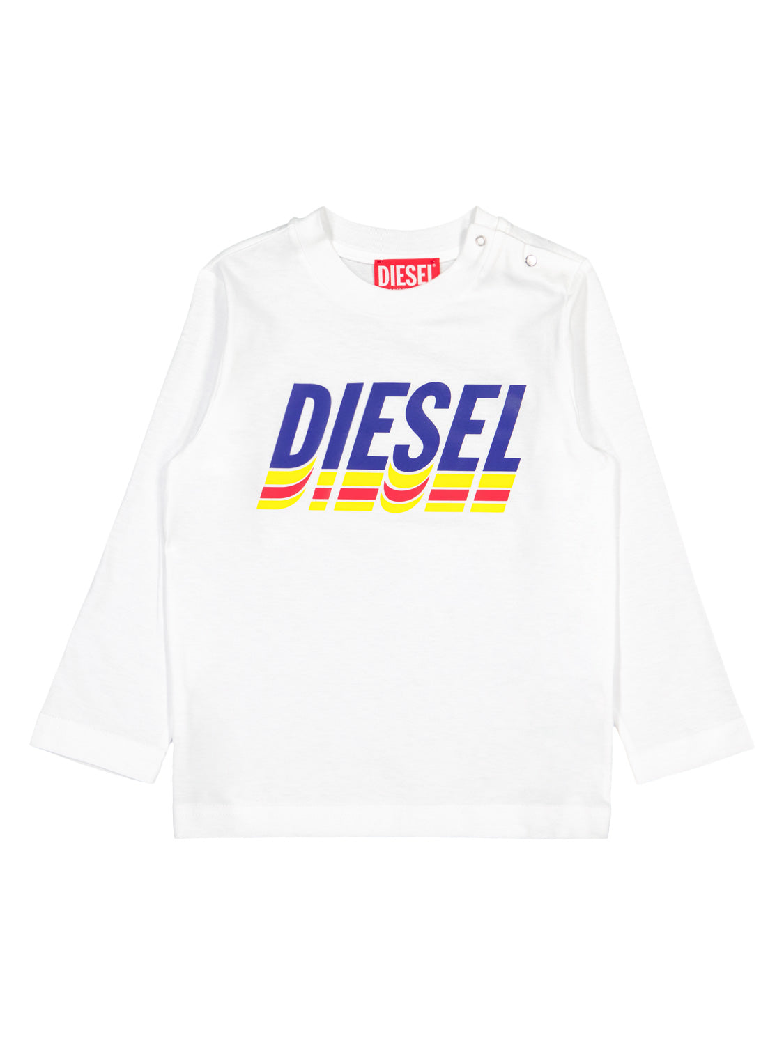 Diesel Kids long-sleeve Tvaselsb White in White 6802223273-1.jpg | NICKIS.com