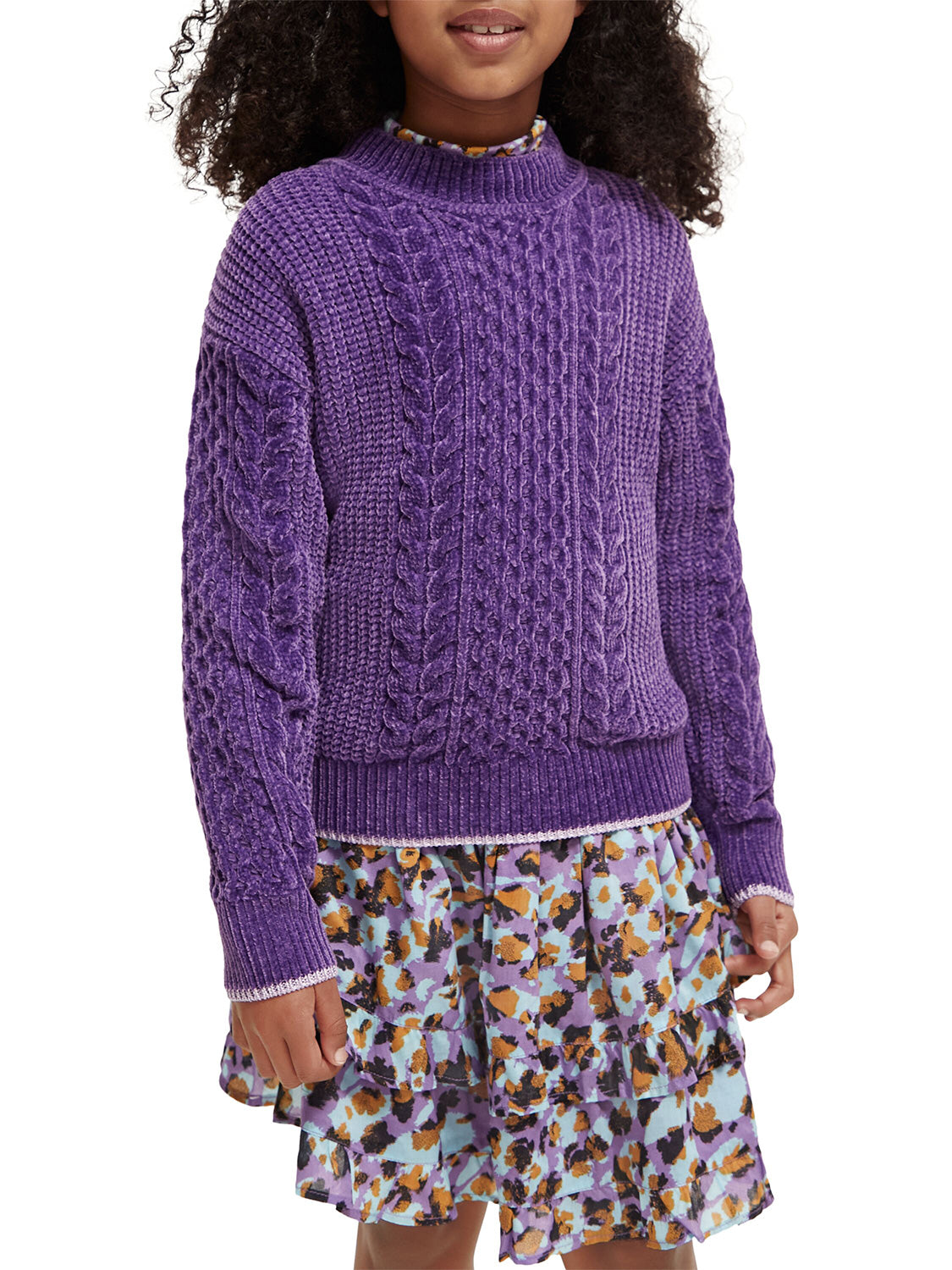 Scotch & Soda Kids Sweaters Purple in Purple 6802242136-2.jpg | NICKIS.com