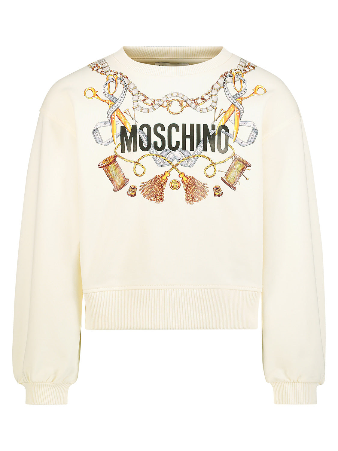 Moschino Sweatshirt Ivory for Girls