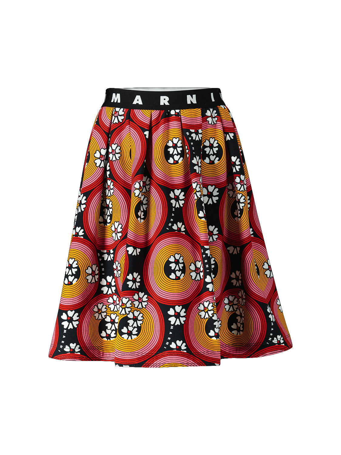 Marni Kids Midi Skirt Multicoloured in Multicoloured 6802261523-1.jpg | NICKIS.com