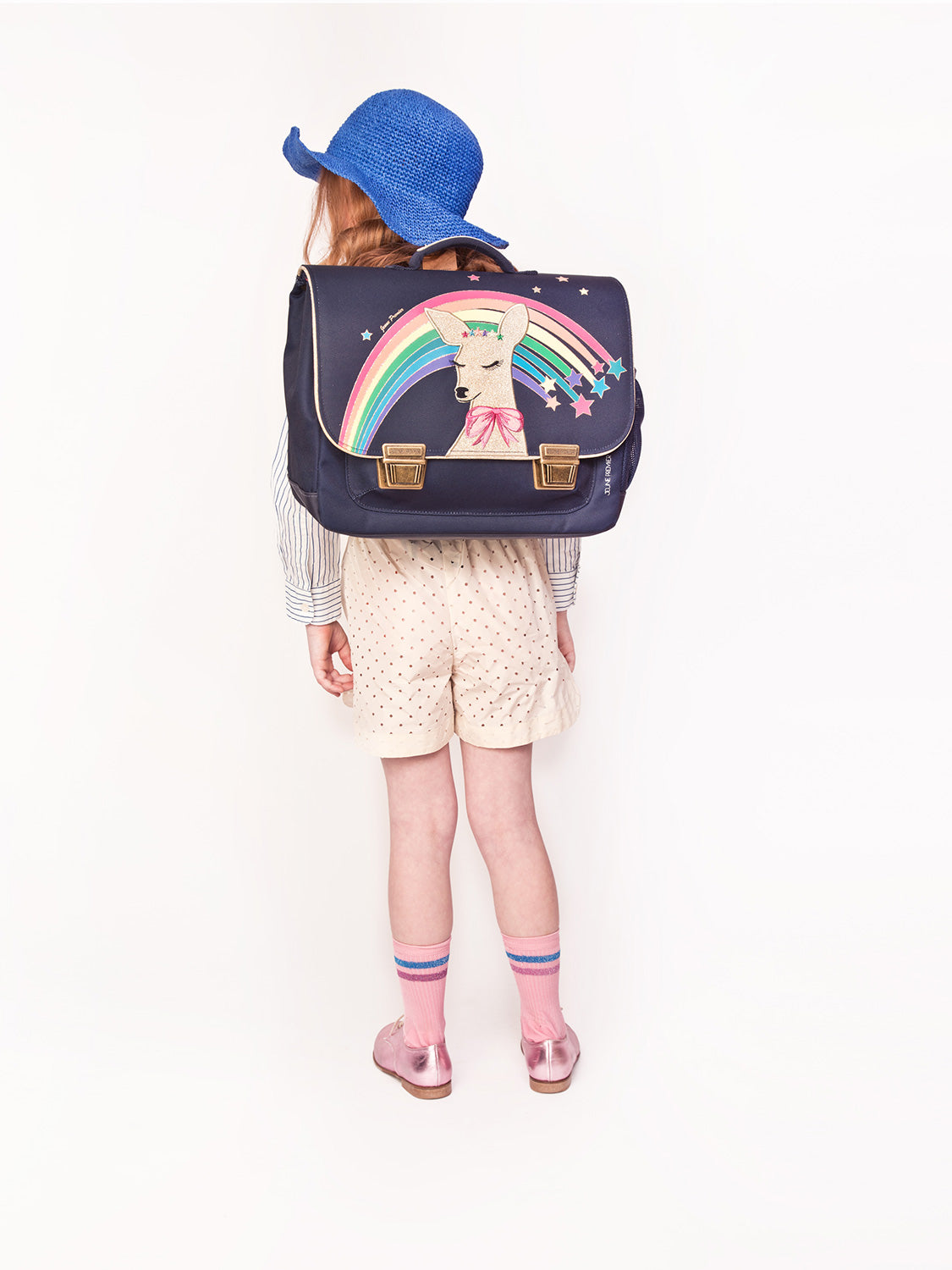 Jeune Premier Kids Satchels Classic Midi Rainbow Deer  in  6802403080-8.jpg | NICKIS.com