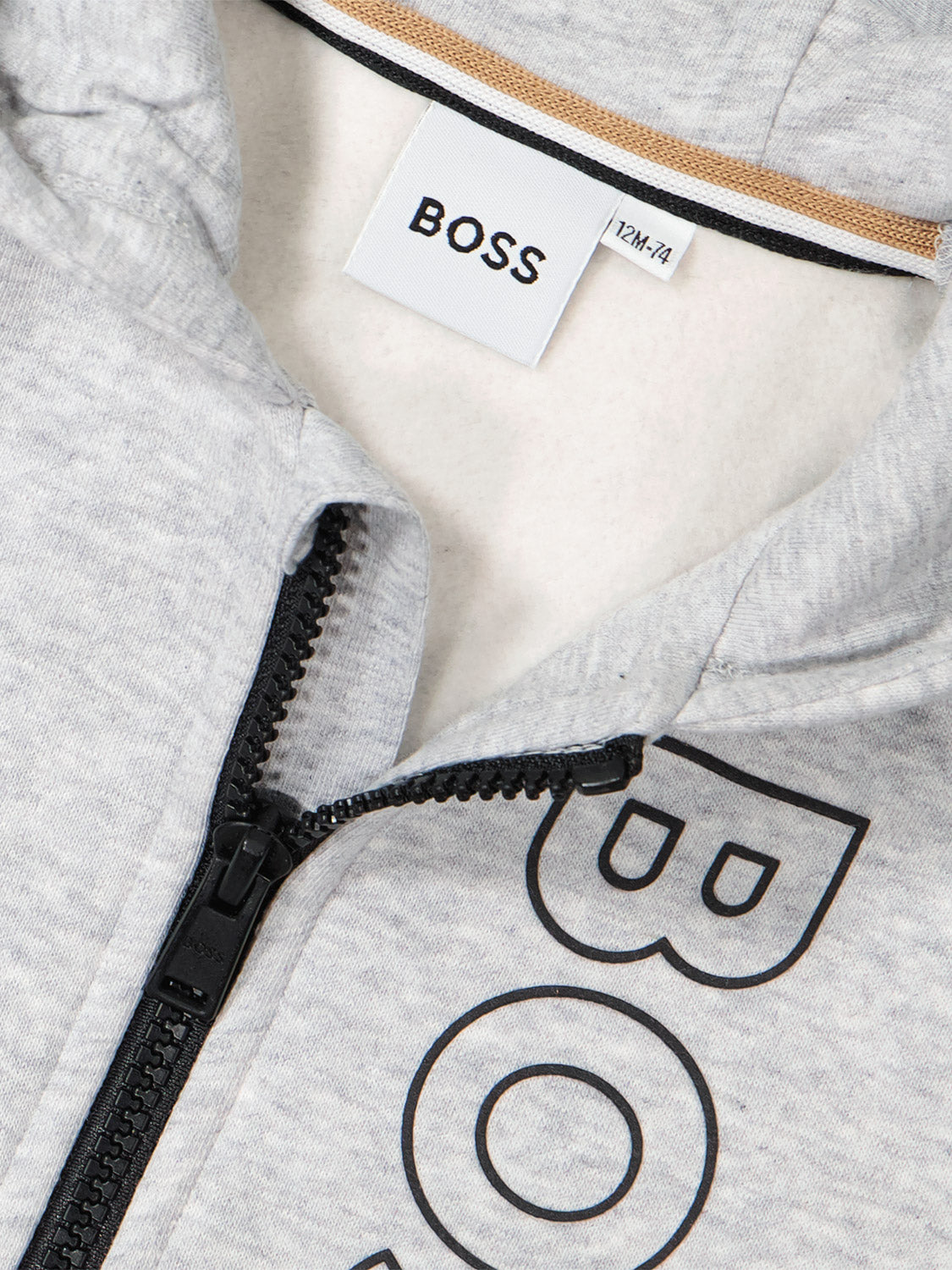 Boss Kids Sweat Jacket Grey in Grey 6802405552-6.jpg | NICKIS.com