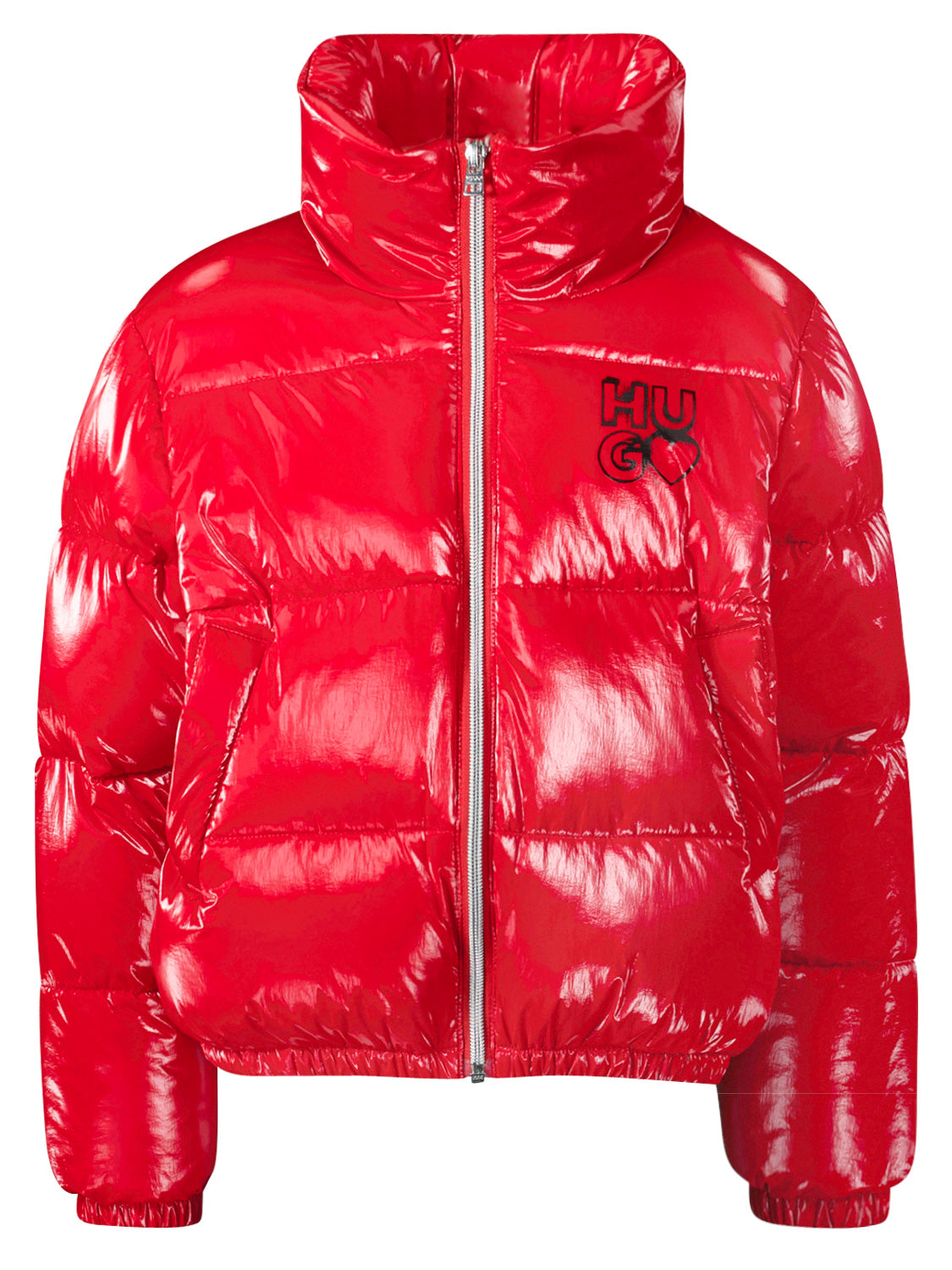 HUGO Kids winter jacket Red in Red 6802471111-1.jpg | NICKIS.com