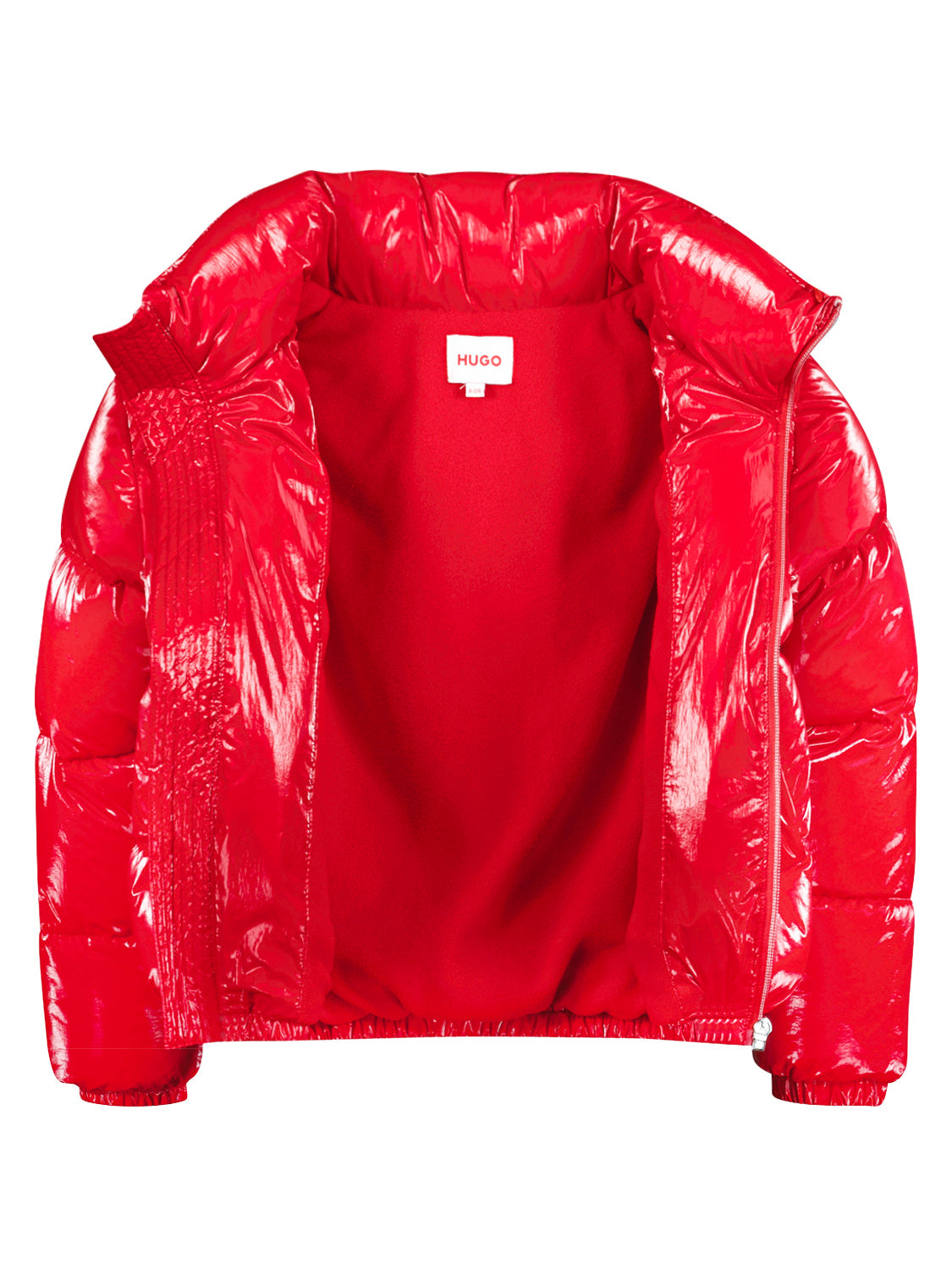 HUGO Kids winter jacket Red in Red 6802471111-5.jpg | NICKIS.com