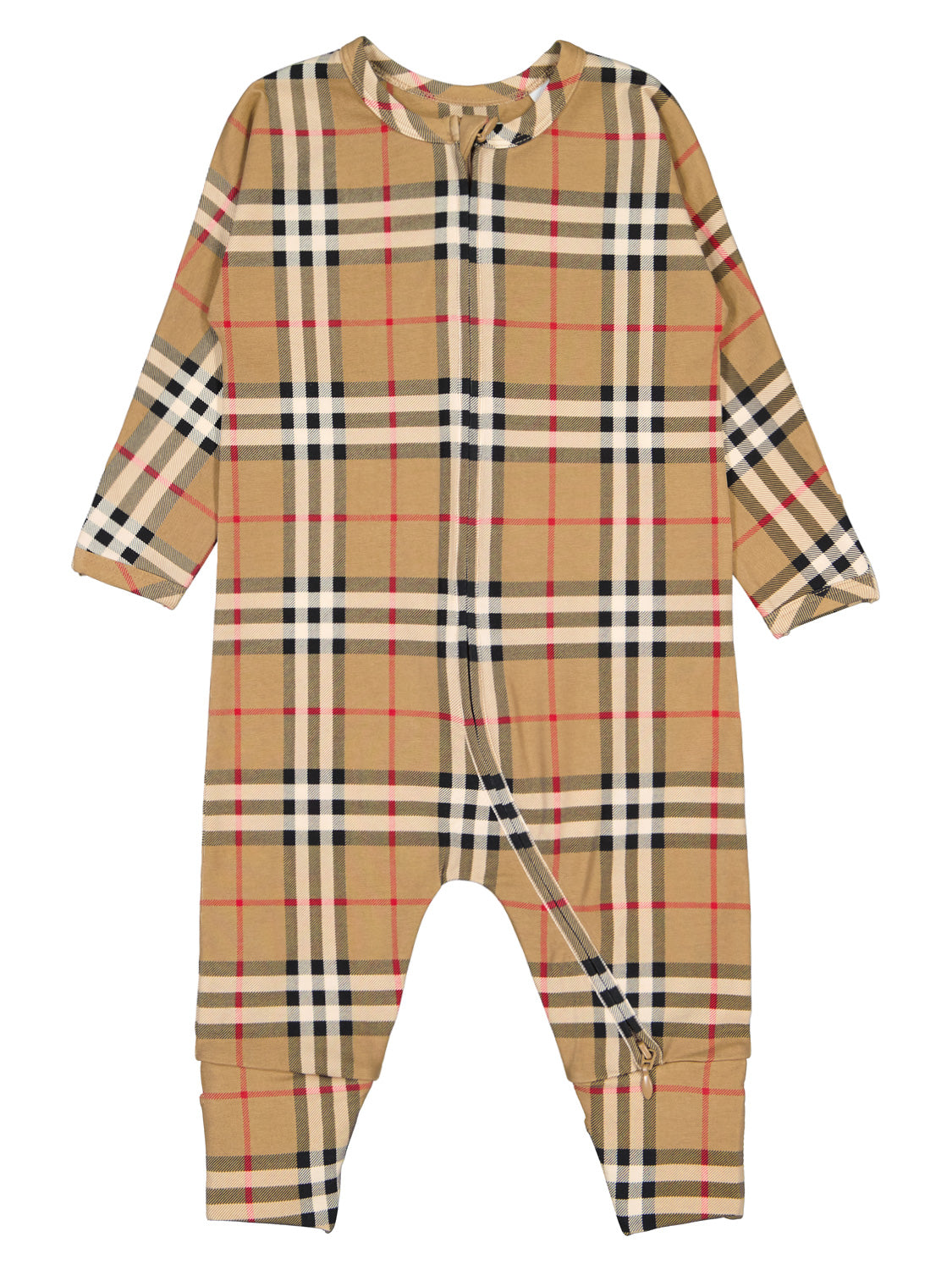 Baby kid babygrow pajamas velvet purchases 1/3 months long sleeves Burberry mixte