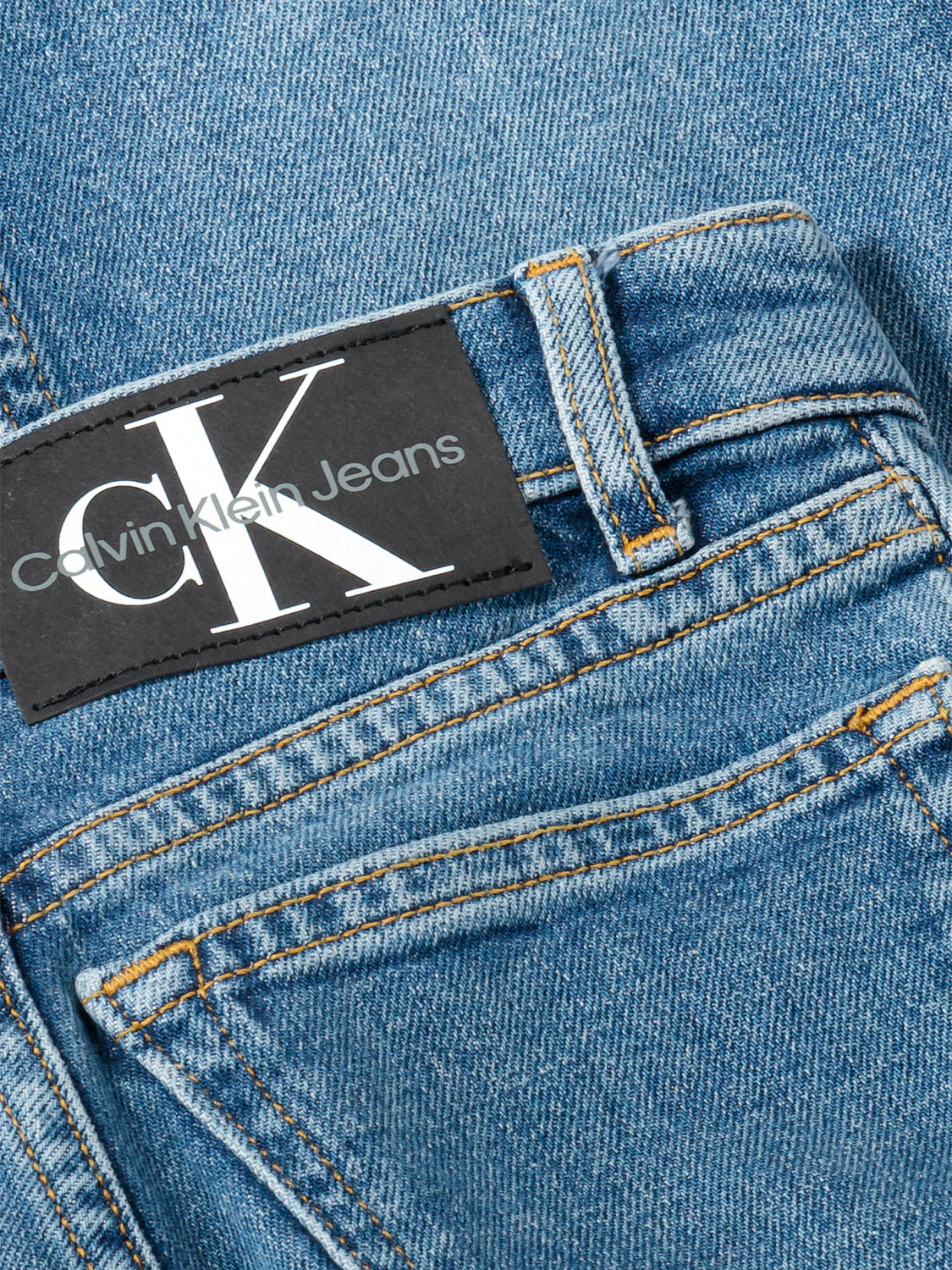 Calvin Klein Kids jeans Hr Straight Auth Dark Blue Blue in Blue 6802607536-6.jpg | NICKIS.com