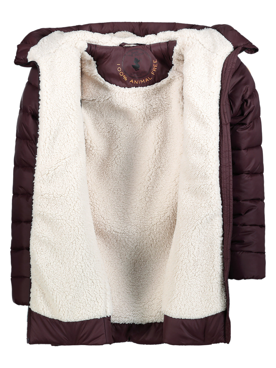 Save the Duck Kids Winter coat Pris Burgundy in Burgundy 6802652167-6.jpg | NICKIS.com