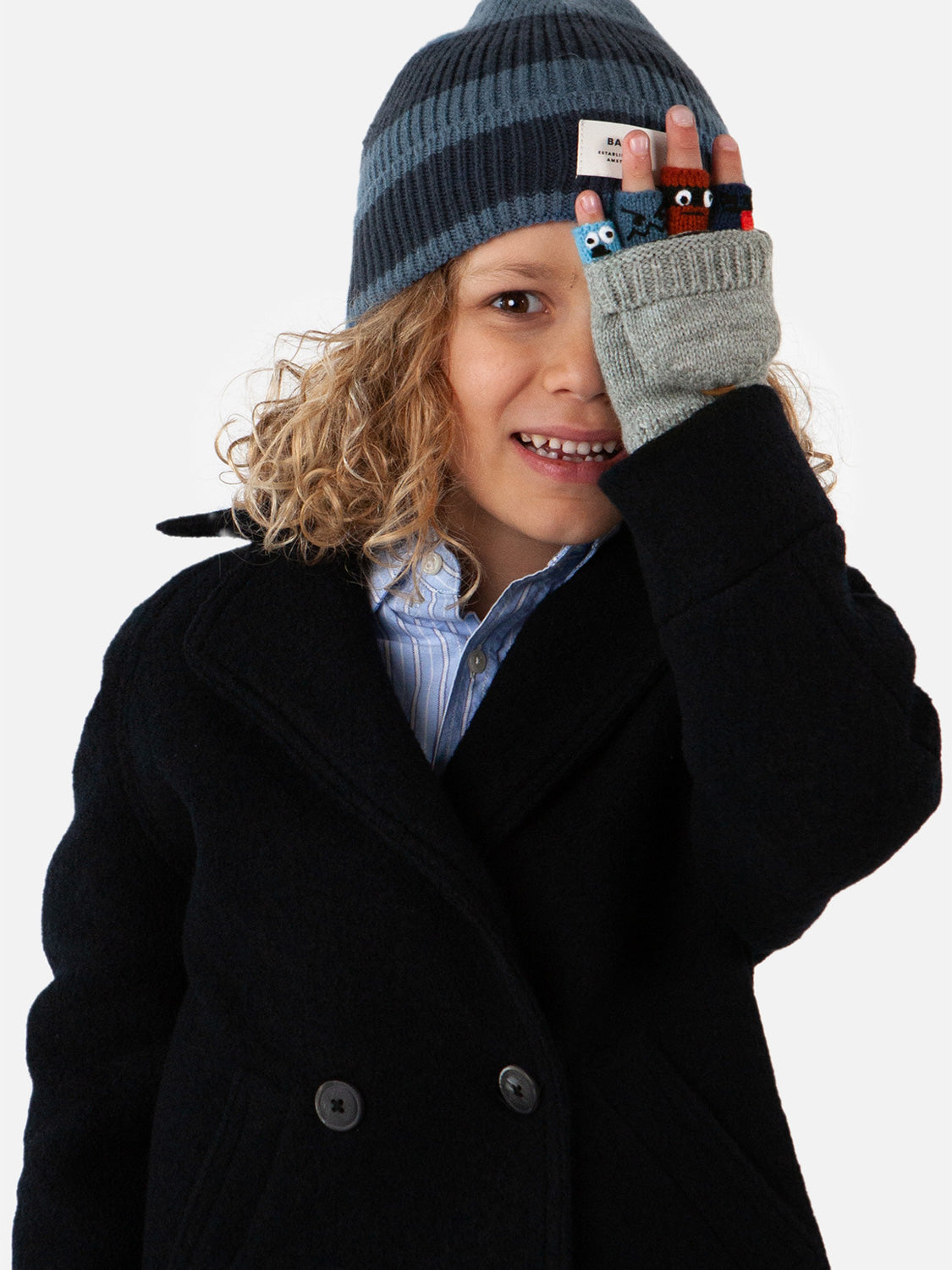 Barts Kids gloves Puppeteer Grey in Grey 6802970039-8.jpg | NICKIS.com