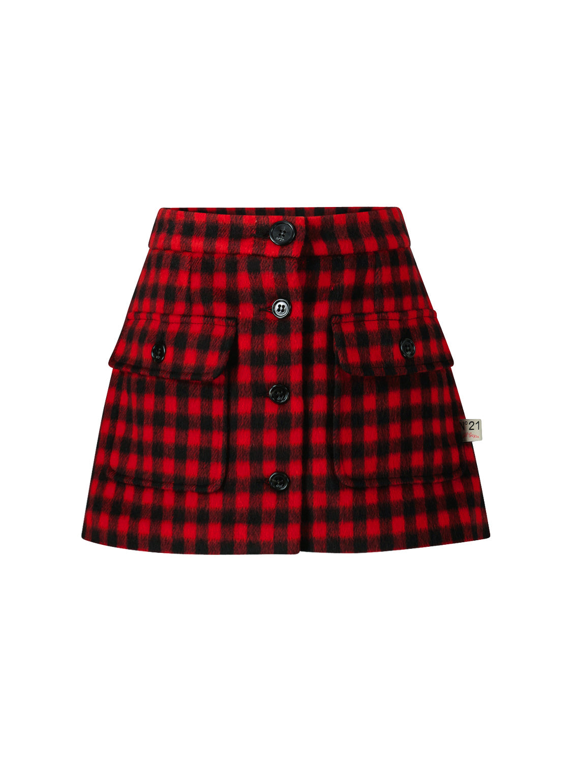 N°21 Kids skirt Red in Red 6803100545-1.jpg | NICKIS.com