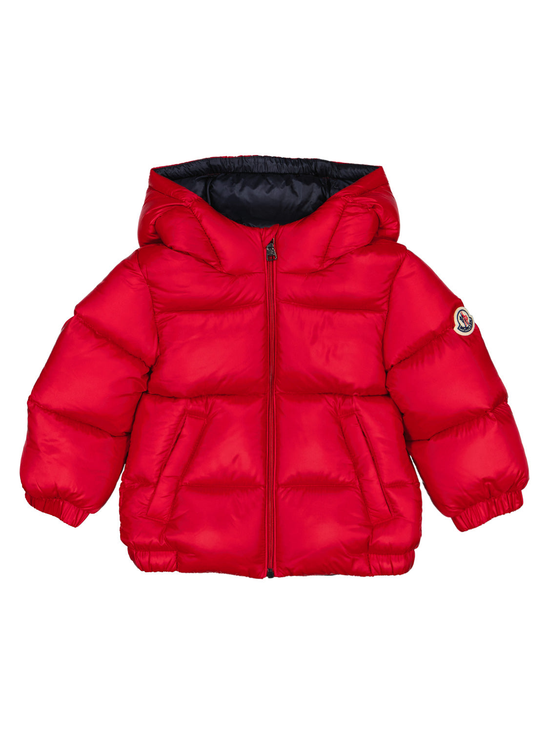 Moncler Enfant Kids Down Jacket New Macaire Red in Red 6803119047-1.jpg | NICKIS.com