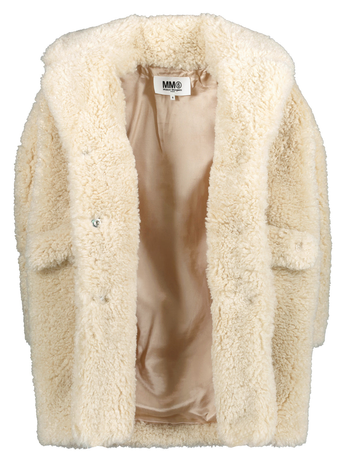 MM6 Maison Margiela Kids coat Beige in Beige 6803224073-5.jpg | NICKIS.com