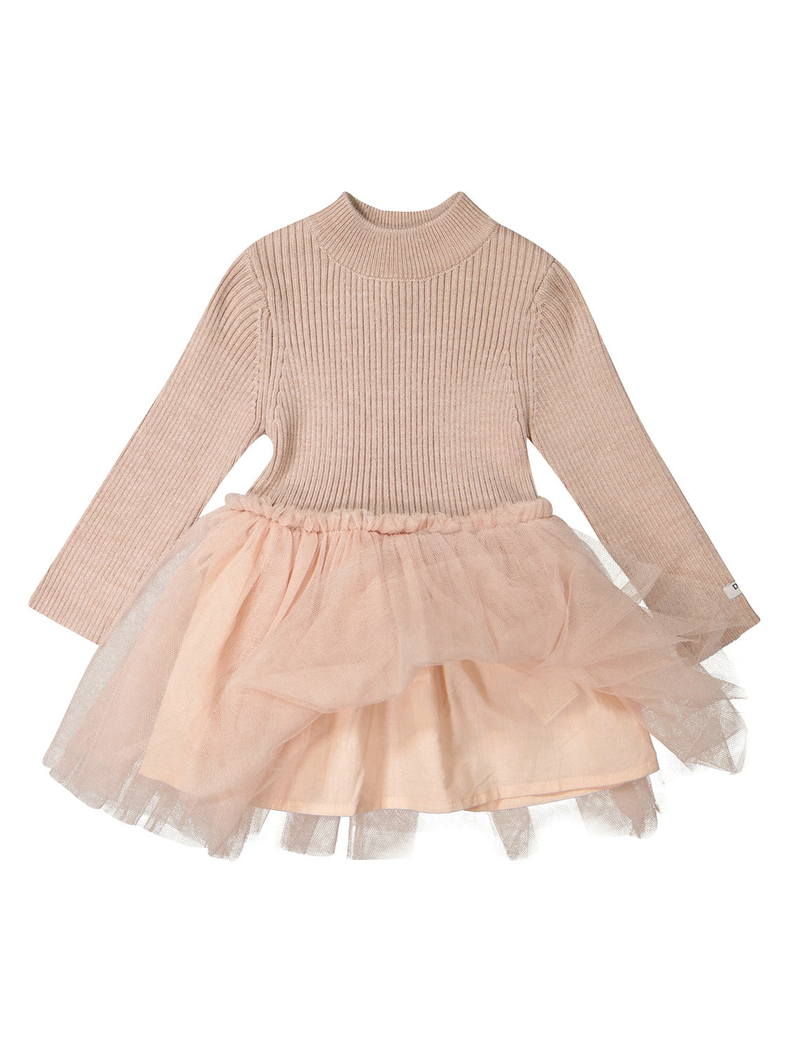 Donsje Amsterdam Kids dress Lotus Beige in Beige 6803227003-5.jpg | NICKIS.com