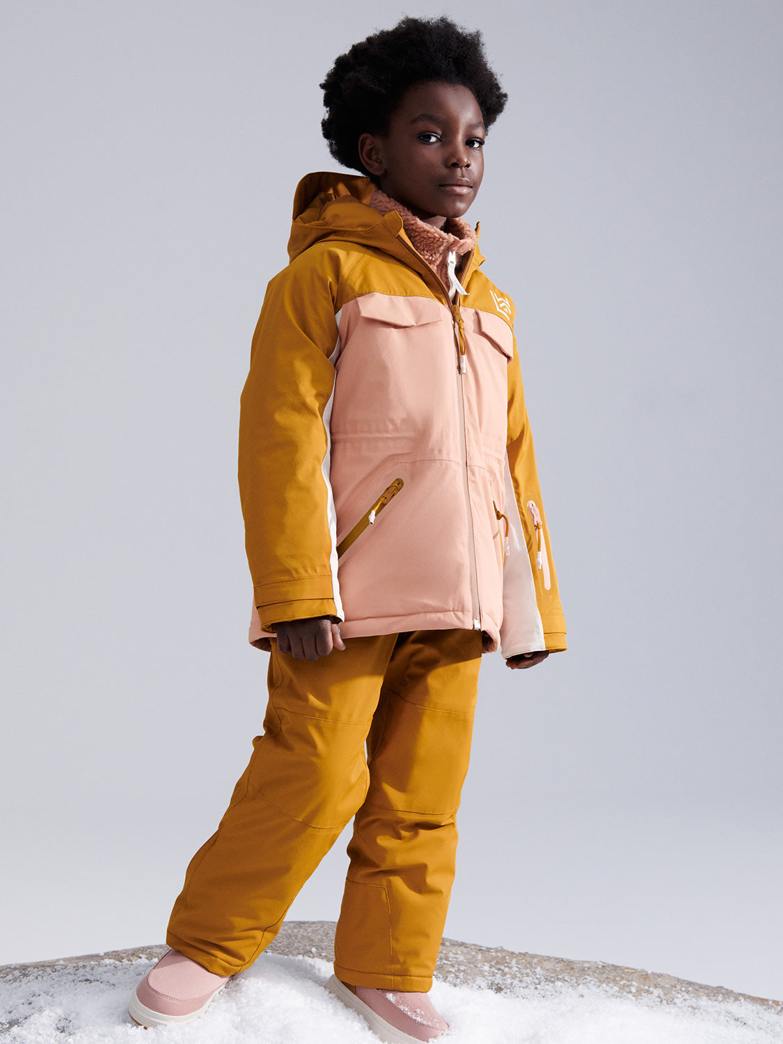 LIEWOOD Kids winter jacket Kalle Apricot in Apricot 6803257273-2.jpg | NICKIS.com