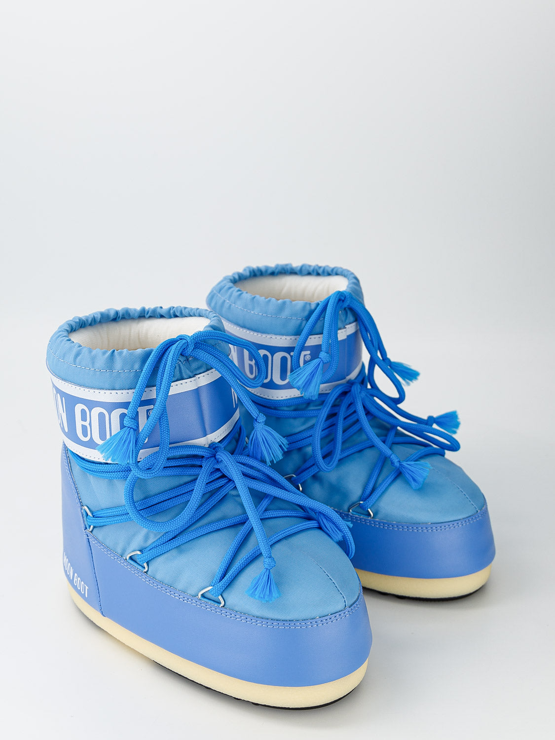 Moon Boot Kids Boots Icon Low Nylon Blue in Blue 6803293880-5.jpg | NICKIS.com