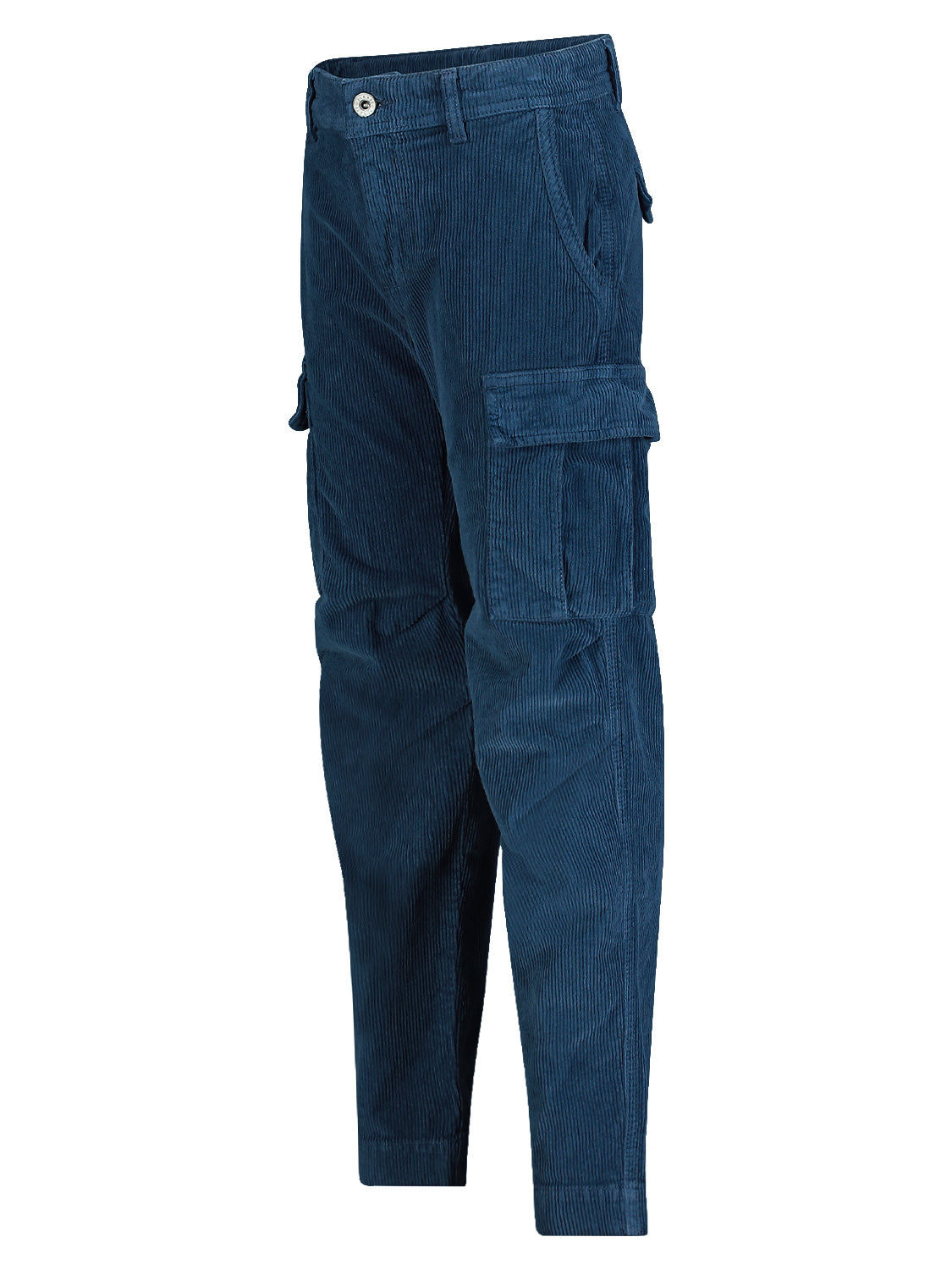 PLEASE - THE TROUSERS Kids Cargo Trousers Blue in Blue 6803384157-4.jpg | NICKIS.com