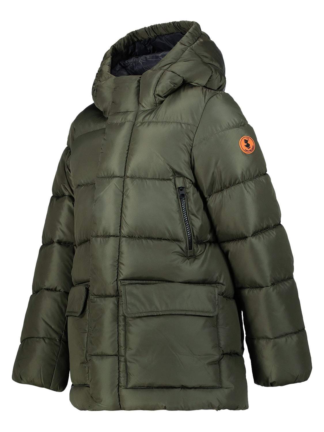 Save the Duck Kids winter jacket Joshua Olive Green in Olive Green 6803384617-4.jpg | NICKIS.com