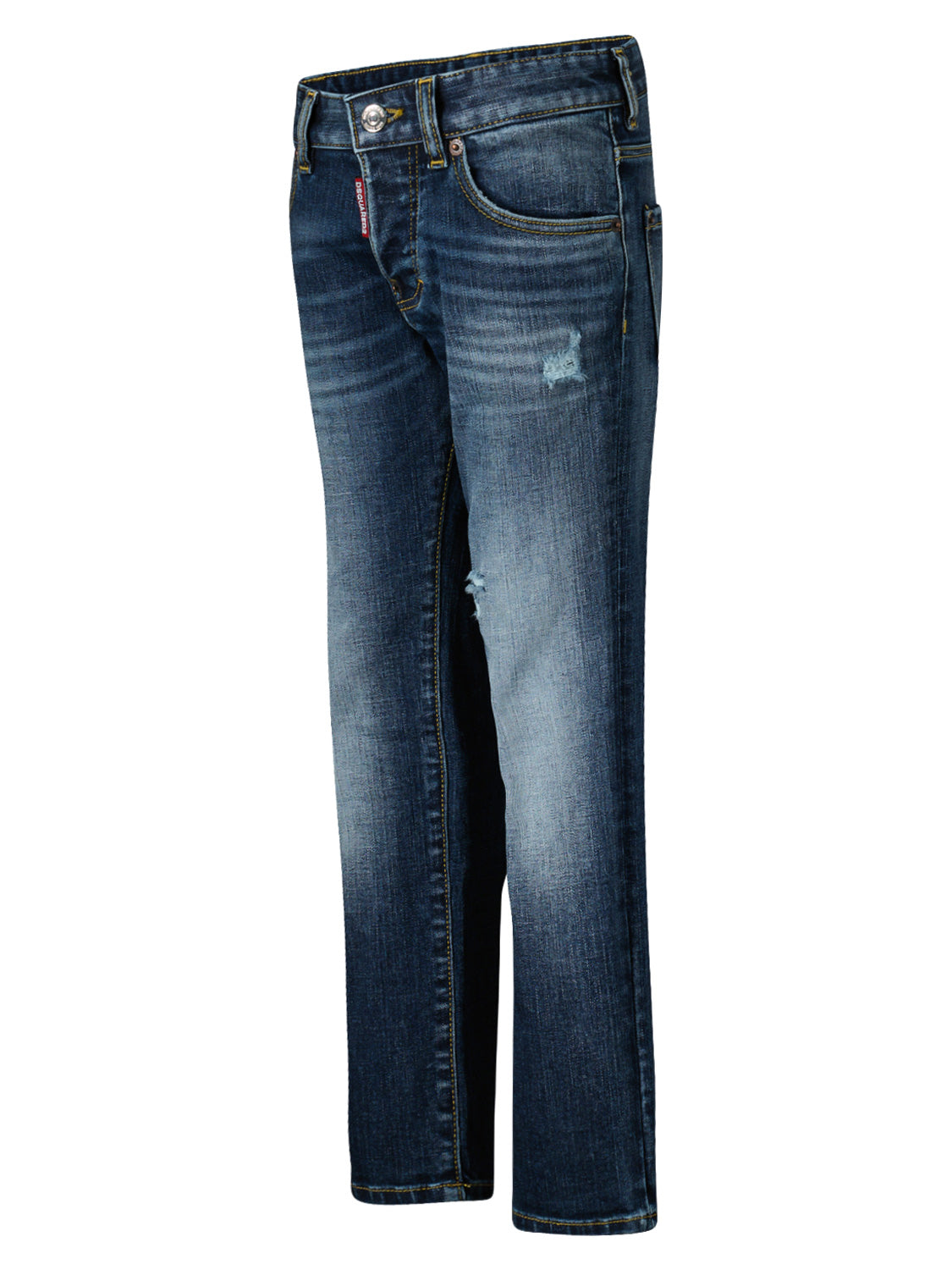 DSQUARED2 Kids jeans Stanislav Blue in Blue 6803390462-4.jpg | NICKIS.com