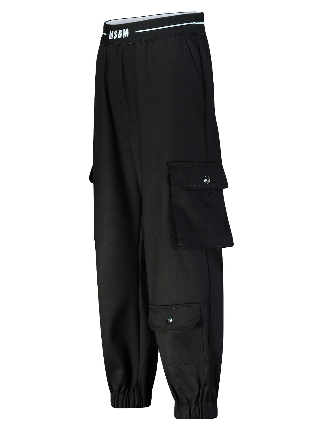 MSGM Cargo Trousers Black girls