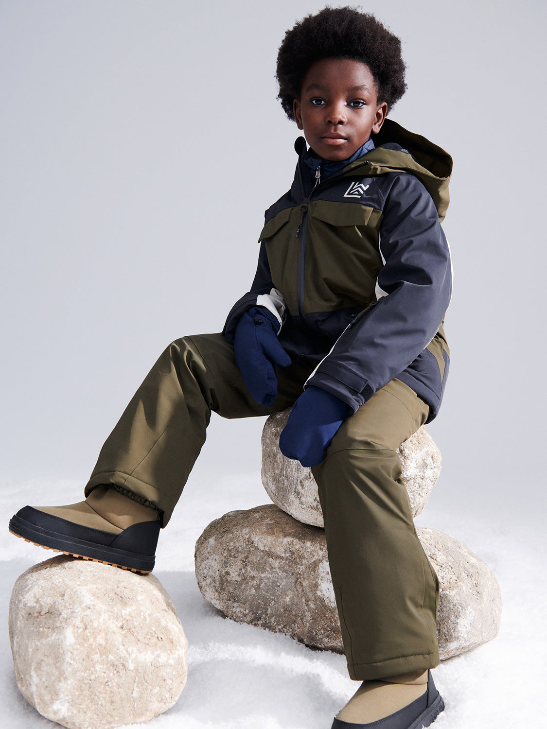 LIEWOOD Kids Snow pants Fenja Khaki in Khaki 6803790489-2.jpg | NICKIS.com