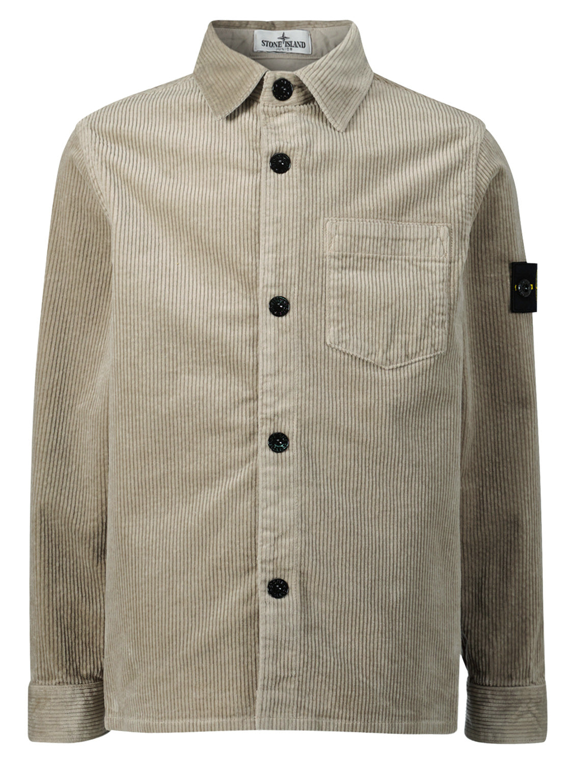 STONE ISLAND JUNIOR Kids shirt Beige in Beige 6803806432-1.jpg | NICKIS.com