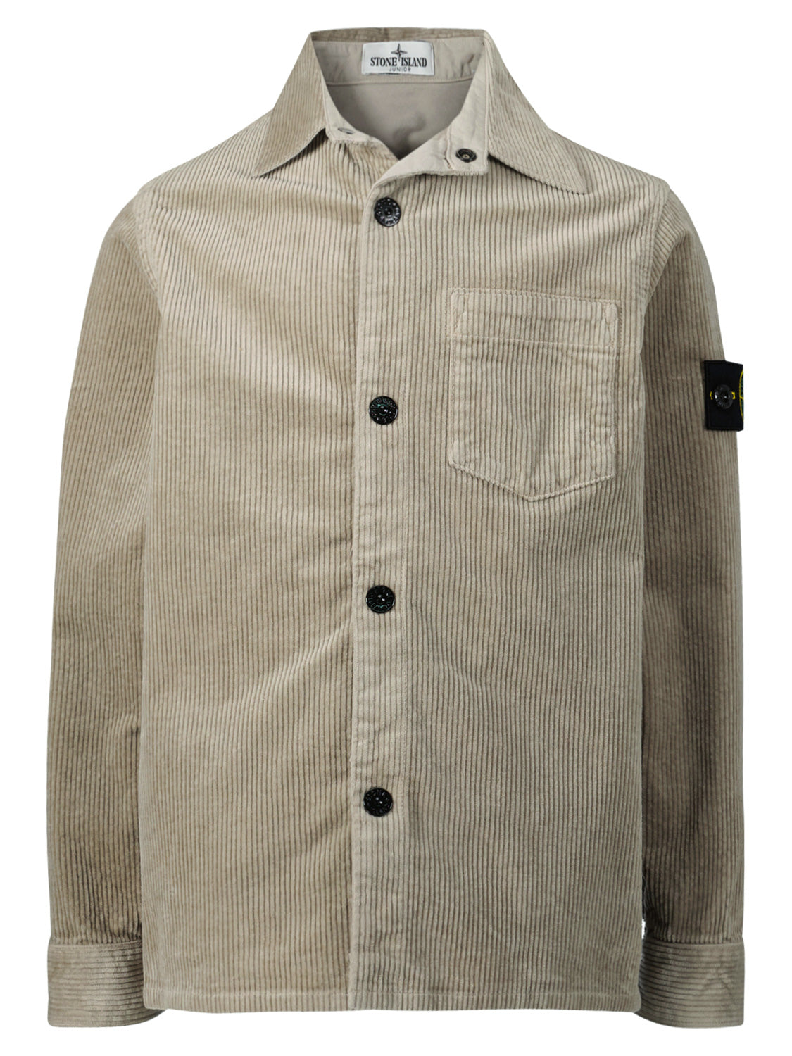 STONE ISLAND JUNIOR Kids shirt Beige in Beige 6803806432-4.jpg | NICKIS.com