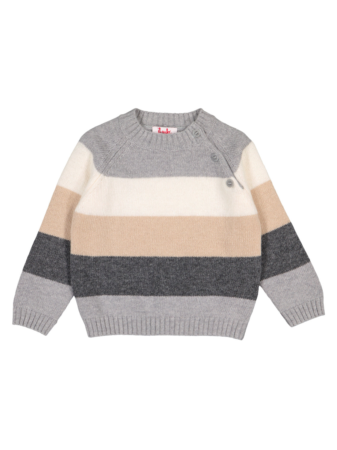 Il Gufo Kids Sweaters Grey in Grey 6803970754-1.jpg | NICKIS.com