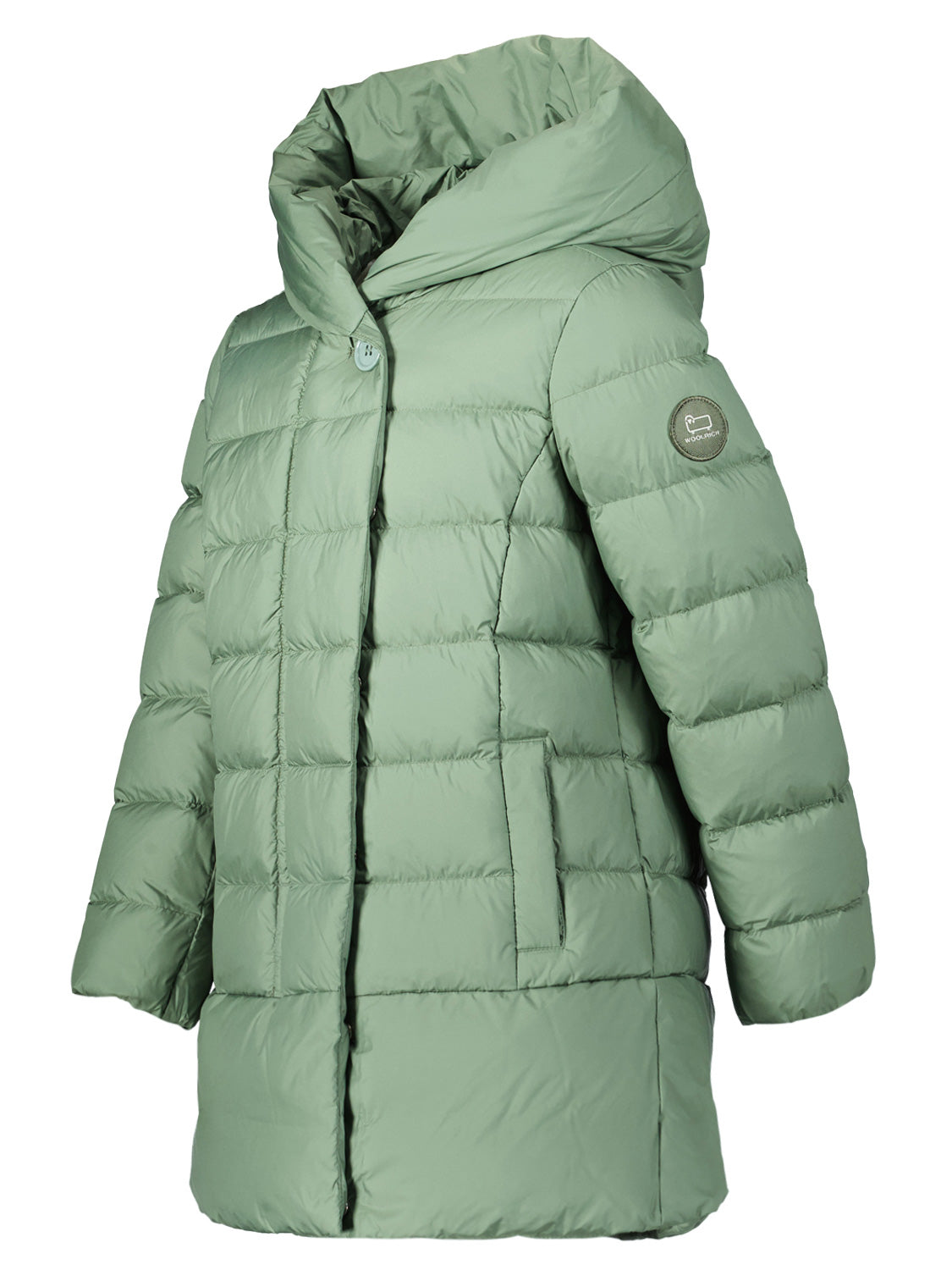 Woolrich Kids Down Coat Puffy Khaki in Khaki 6803991546-4.jpg | NICKIS.com