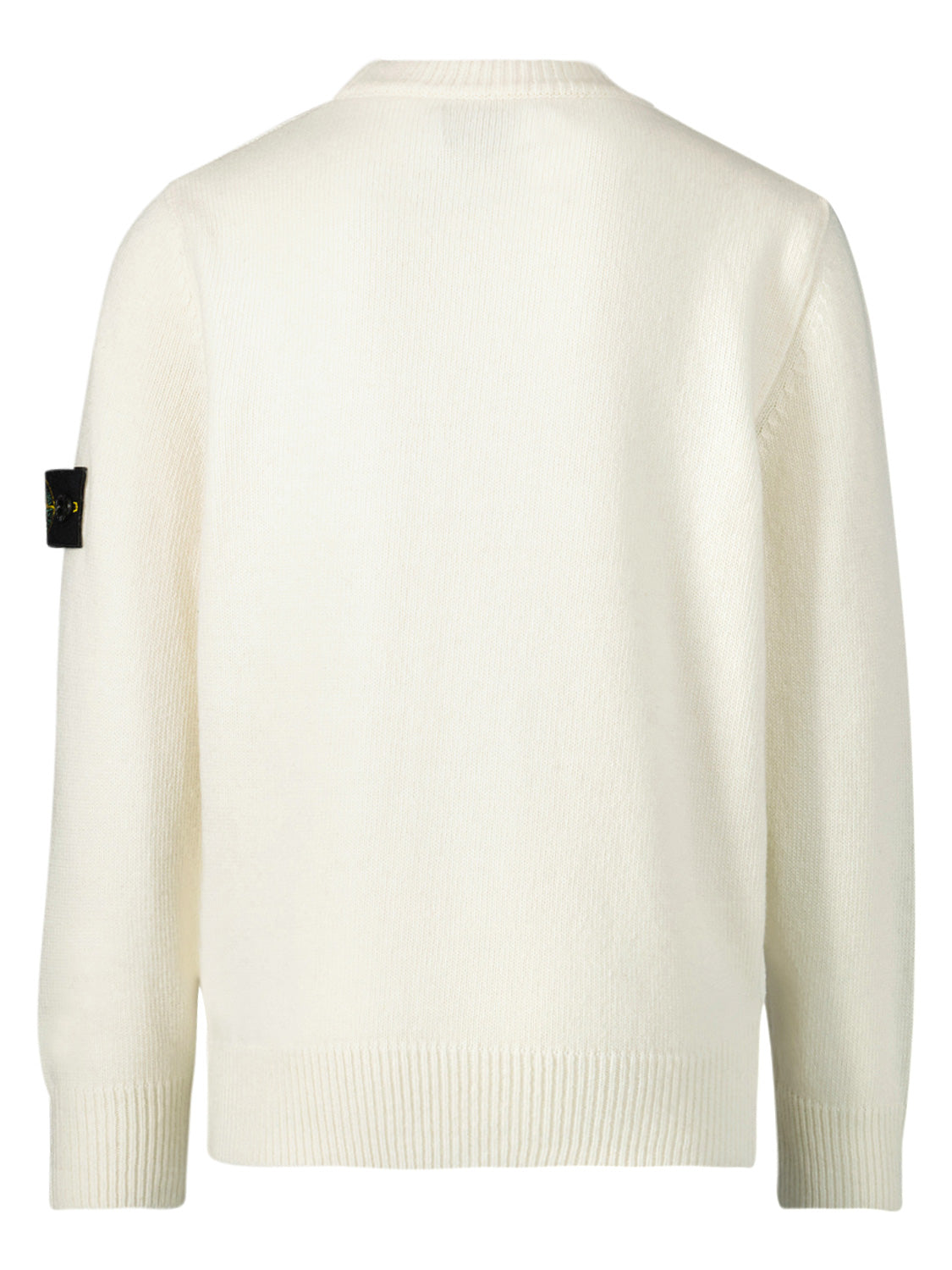 STONE ISLAND JUNIOR Kids Sweaters White in White 6804036221-5.jpg | NICKIS.com