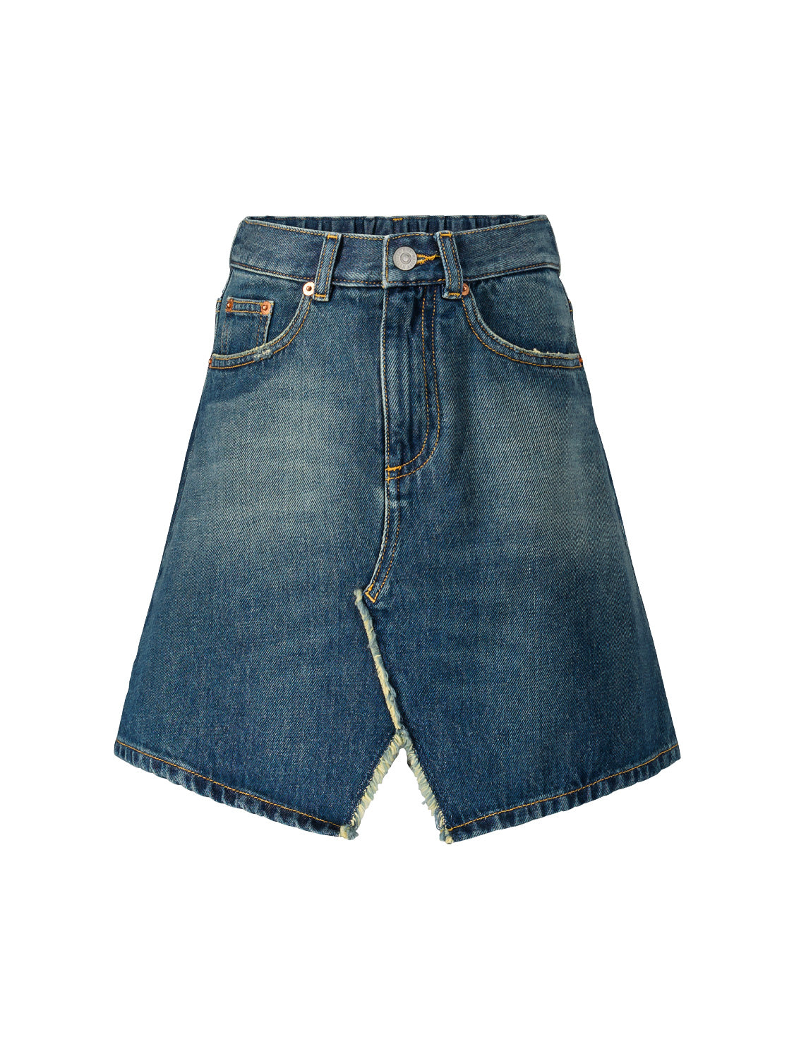 MM6 Maison Margiela Kids skirt Blue in Blue 6804122190-1.jpg | NICKIS.com