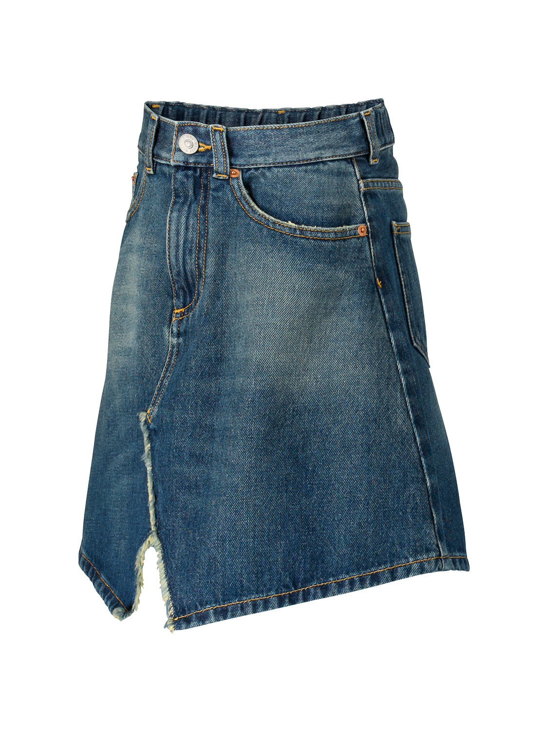 MM6 Maison Margiela Kids skirt Blue in Blue 6804122190-4.jpg | NICKIS.com