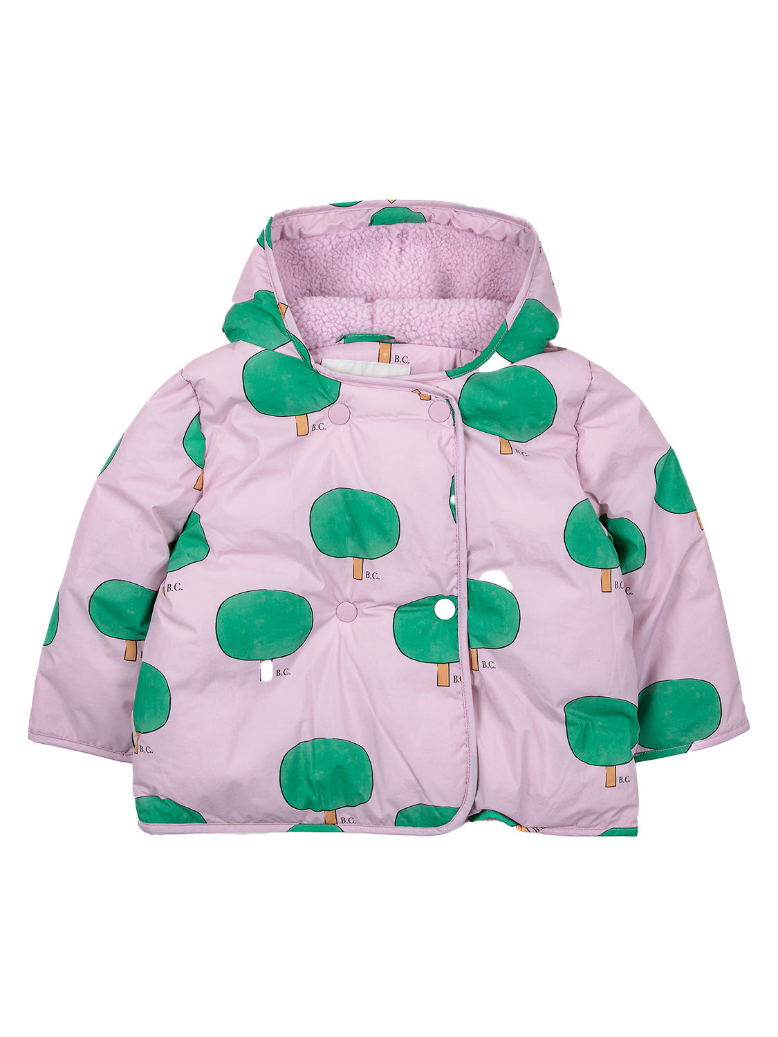 Bobo Choses Kids winter jacket Green Tree Lilac in Lilac 6804320678-1.jpg | NICKIS.com