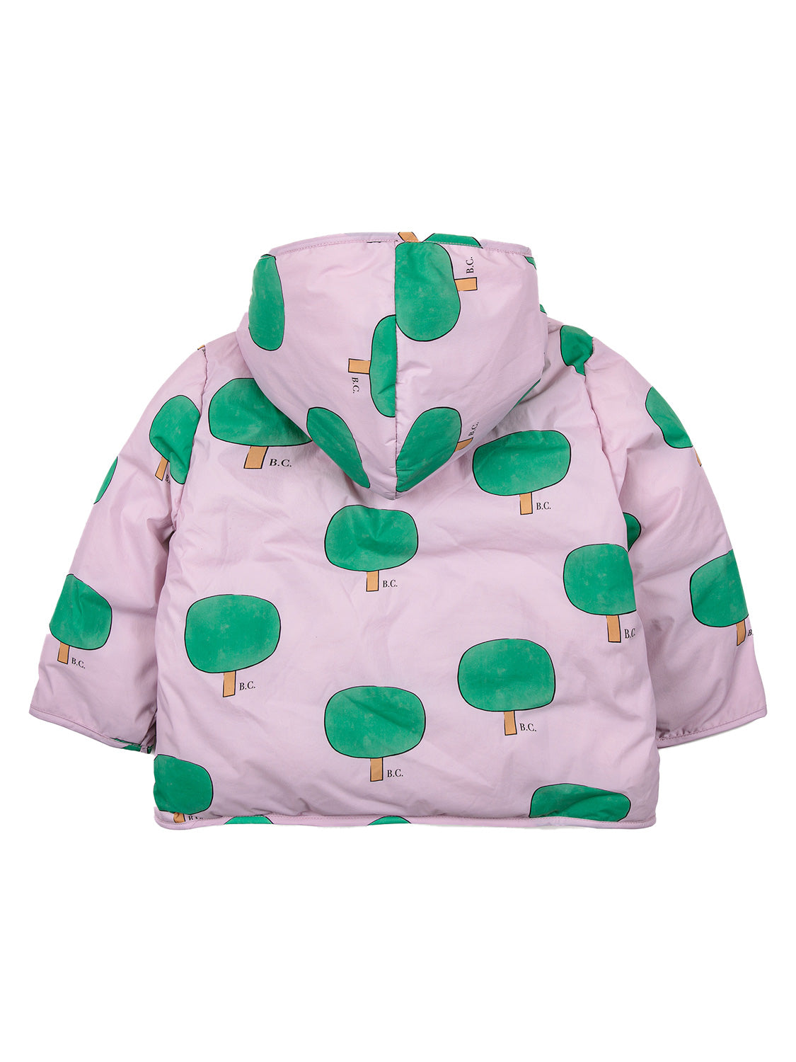 Bobo Choses Kids winter jacket Green Tree Lilac in Lilac 6804320678-4.jpg | NICKIS.com