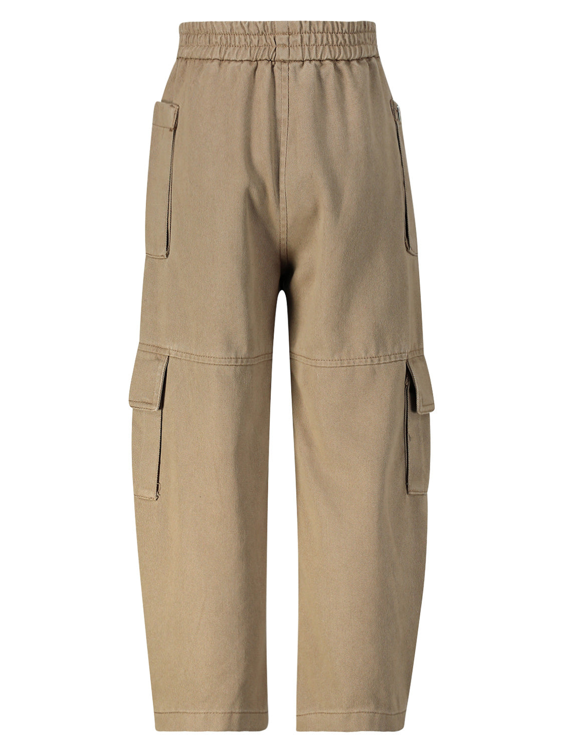 Monnalisa Kids Cargo Trousers Beige in Beige 6804400073-6.jpg | NICKIS.com