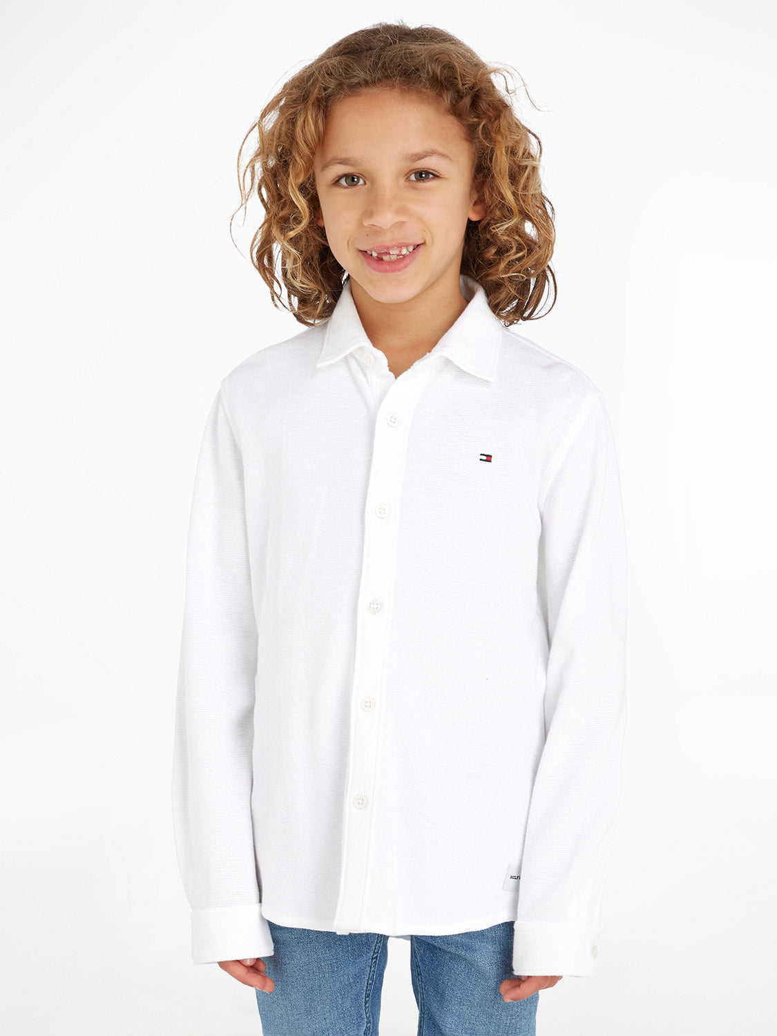 Tommy Hilfiger Kids shirt White in White 6804434492-2.jpg | NICKIS.com