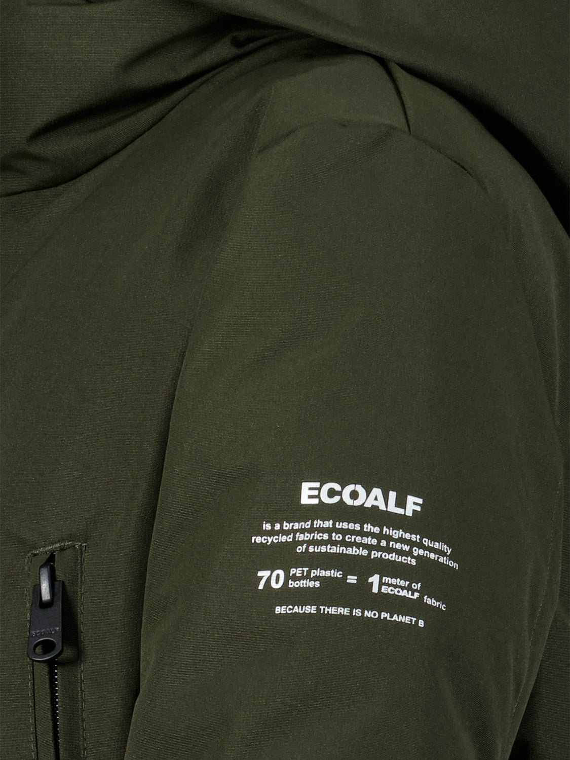 Ecoalf Kids winter jacket Icealf Olive Green in Olive Green 6804505110-7.jpg | NICKIS.com