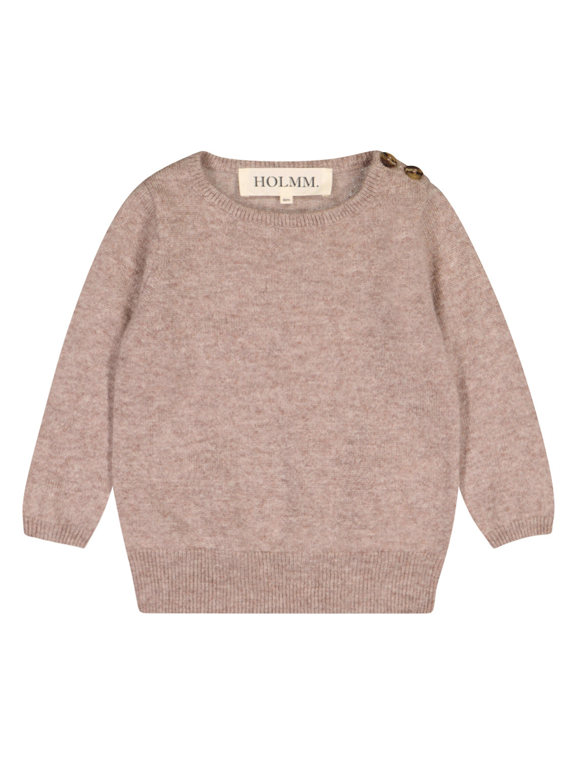 HOLMM. Kids Cashmere sweater Billy Brown in Brown 6804558411-1.jpg | NICKIS.com