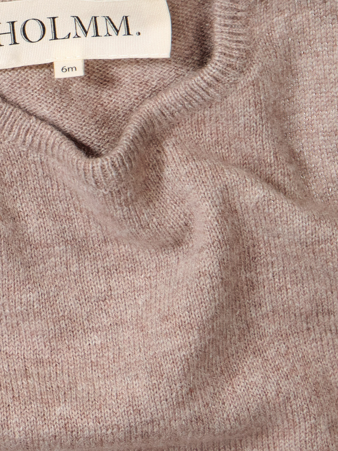 HOLMM. Kids Cashmere sweater Billy Brown in Brown 6804558411-6.jpg | NICKIS.com