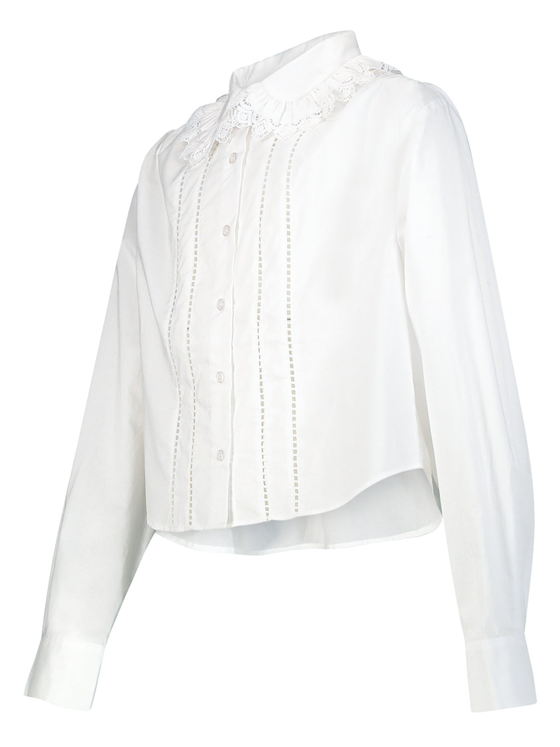 DESIGNERS, REMIX GIRLS Kids blouse Sandrine White in White 6804726149-4.jpg | NICKIS.com